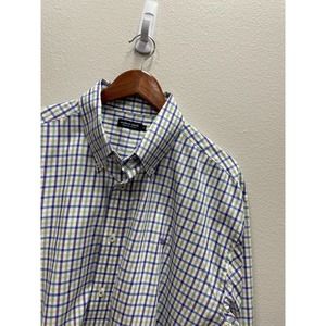 Mens Southern Marsh Reynolds Striped Casual Shirt Size 2XL XXL White Purple